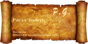 Paris Godvin névjegykártya